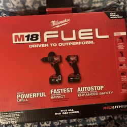 M18 Fuel 1/2 Hammer Drill Combo Kit 