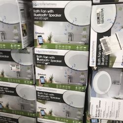 Bathroom  Ventilation Fan with Bluetooth  Speaker  And LED Lights