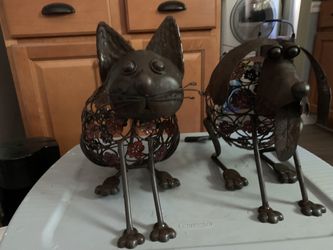 Metal Dog N Cat From Kirklands