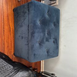 Blue Ottoman 
