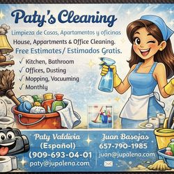 Limpieza de casas apartamentos oficinas Ect