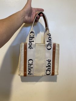 Chloe Woody Canvas Tote Bag (R3P) Bag 