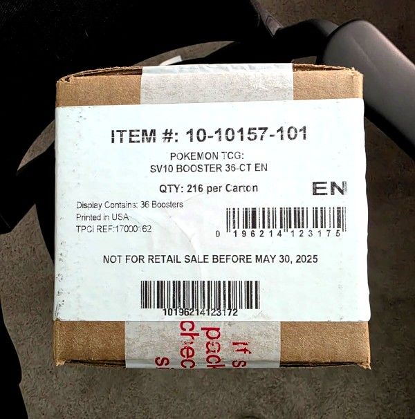 POKEMON TCG DESTINED RIVALS SV10 FACTORY SEALED Authentic 6 BOX BOOSTER CASE Brand New