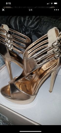 Beautiful Rose gold dress shoes from Bakers size 38 / 7.5