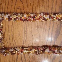 Beaded License Plate Frame