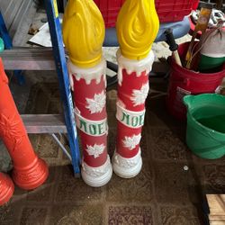 Vintage Noel Outside Christmas Decorations 