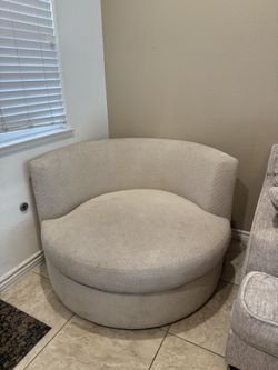 Swivel Chair Beige