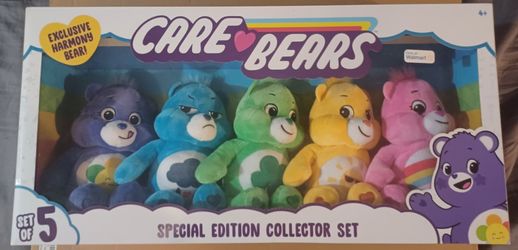 Care Bears Special Edition Collector Set 5 (Only at Walmart) Exclusive Harmony Bear!