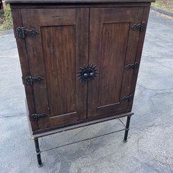 Cabinet Dresser Armoire Wood Pier One 