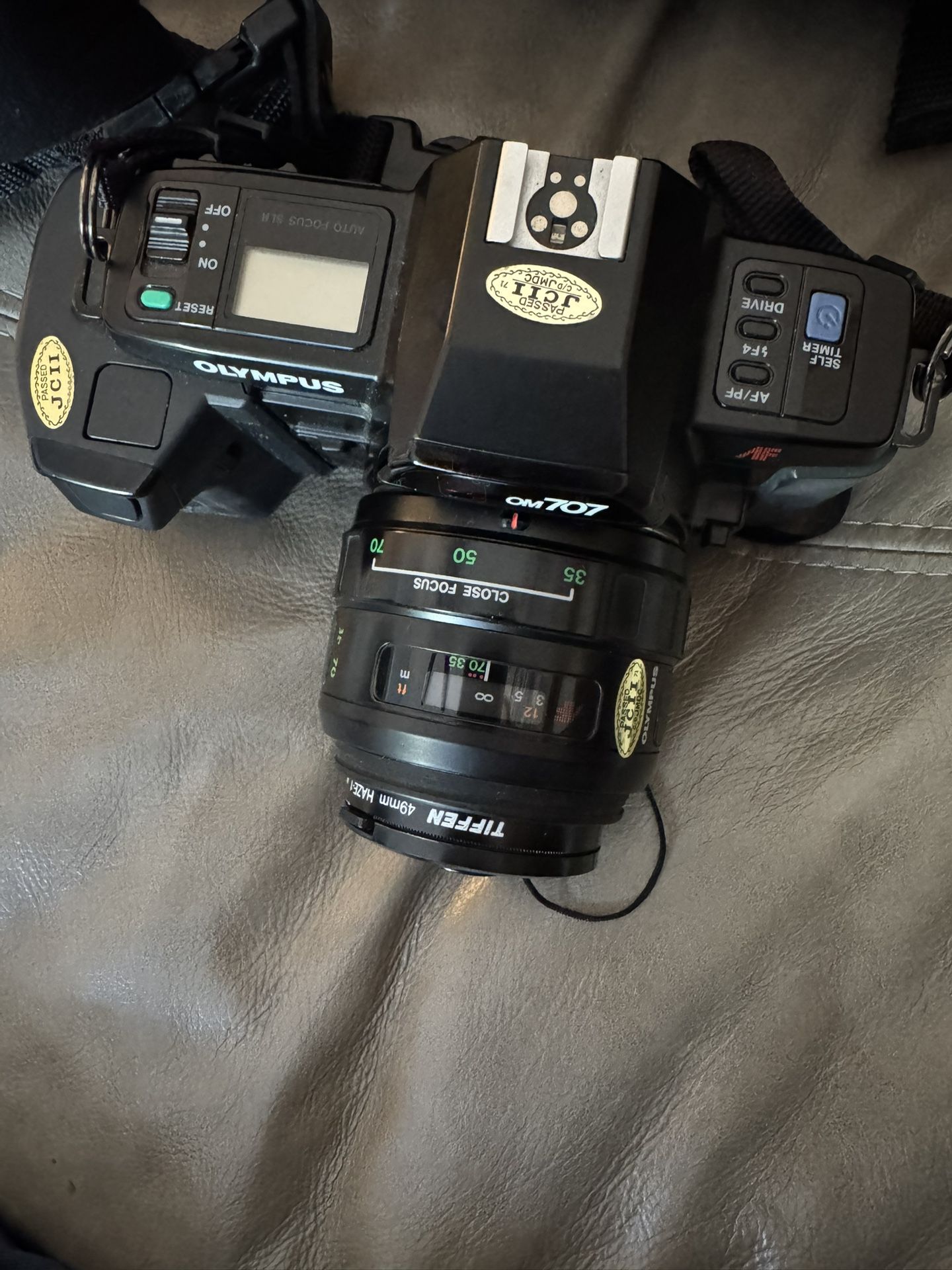 Olympus Om707 Film Camera And Sony 12x Handyman Video Camera 8