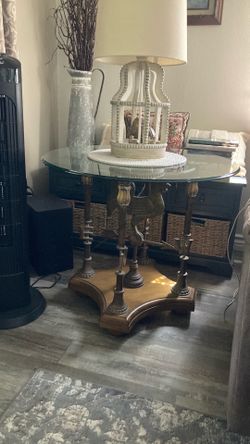 Country end table