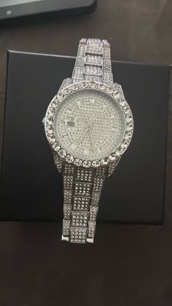 Diamond Cz & Diamond Waterproof Watch