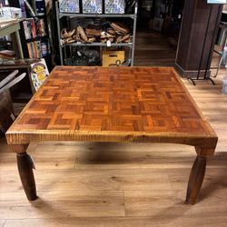 Solid Wood Inlay Table