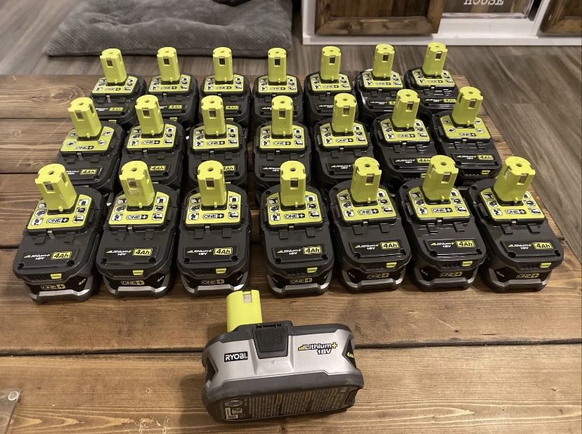 P108 Ryobi 18Volt 18V One Plus Lithium-Ion High Battery 4.0ah **1 Single Battery