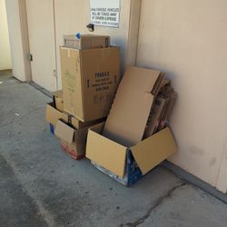 Moving Boxes, Medium Large And Small Free