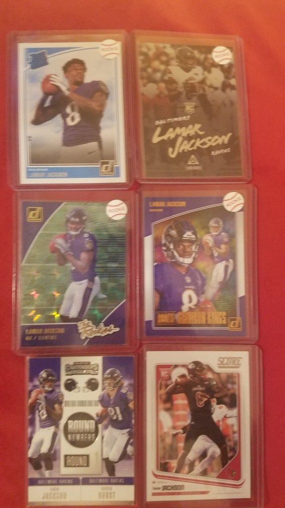 lamar jackson rookie lot 