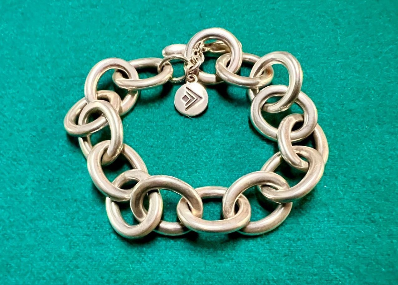 Silpada Sterling Silver Link Bracelet 7”