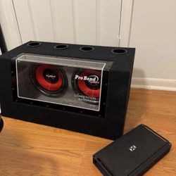 SUBWOOFER AND AMPLIFIER 