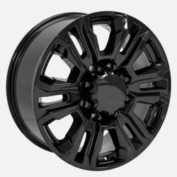 2011-2026 GMC Sierra 2500 Gloss Black Split Spoke