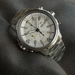 IWC Aquatimer Chronograph White Dial Watch