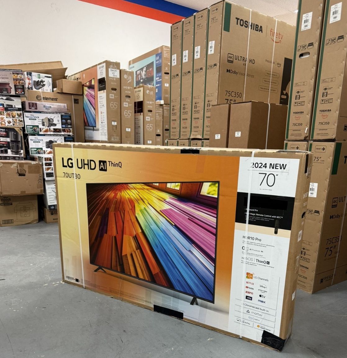 70” LG UT8000 4K SMART TV