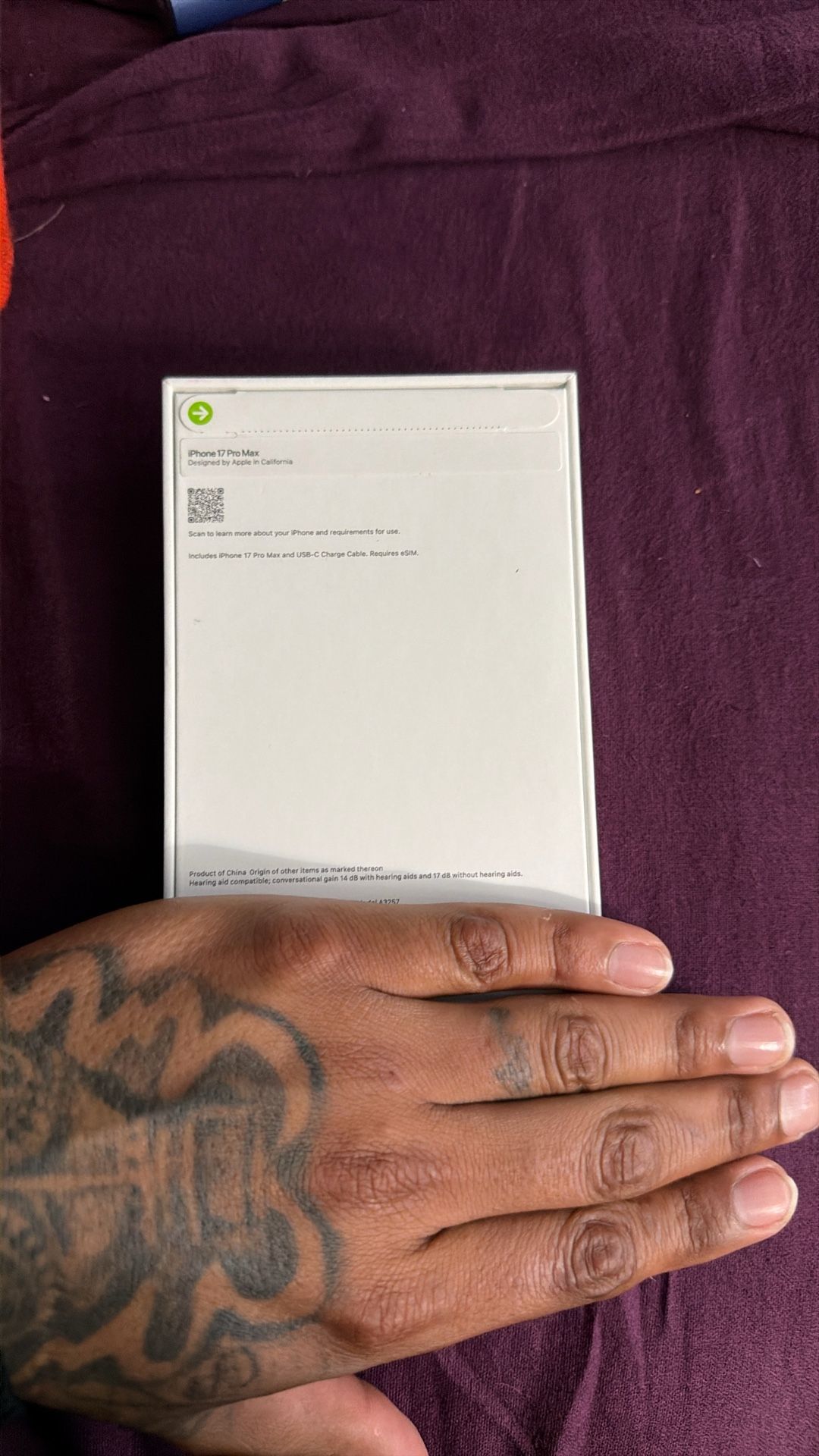 17 Promax 256gb Tmobile Unopened