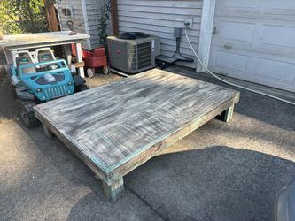 Real Wood Custom Bedframe (Queen)