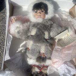 Porcelain Eskimo Doll