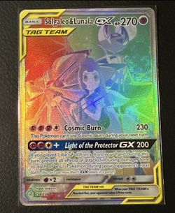 Pokemon Solgaleo & Lunala GX (Secret)