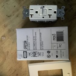 Hubble 20amp/125volts GFCI W/Cover Plate