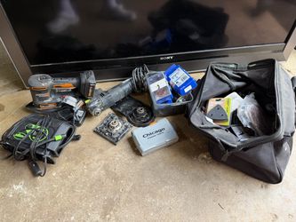 Power Tool Lot – WORX Sandeck, Rockwell Sonicrafter, Accessories & More