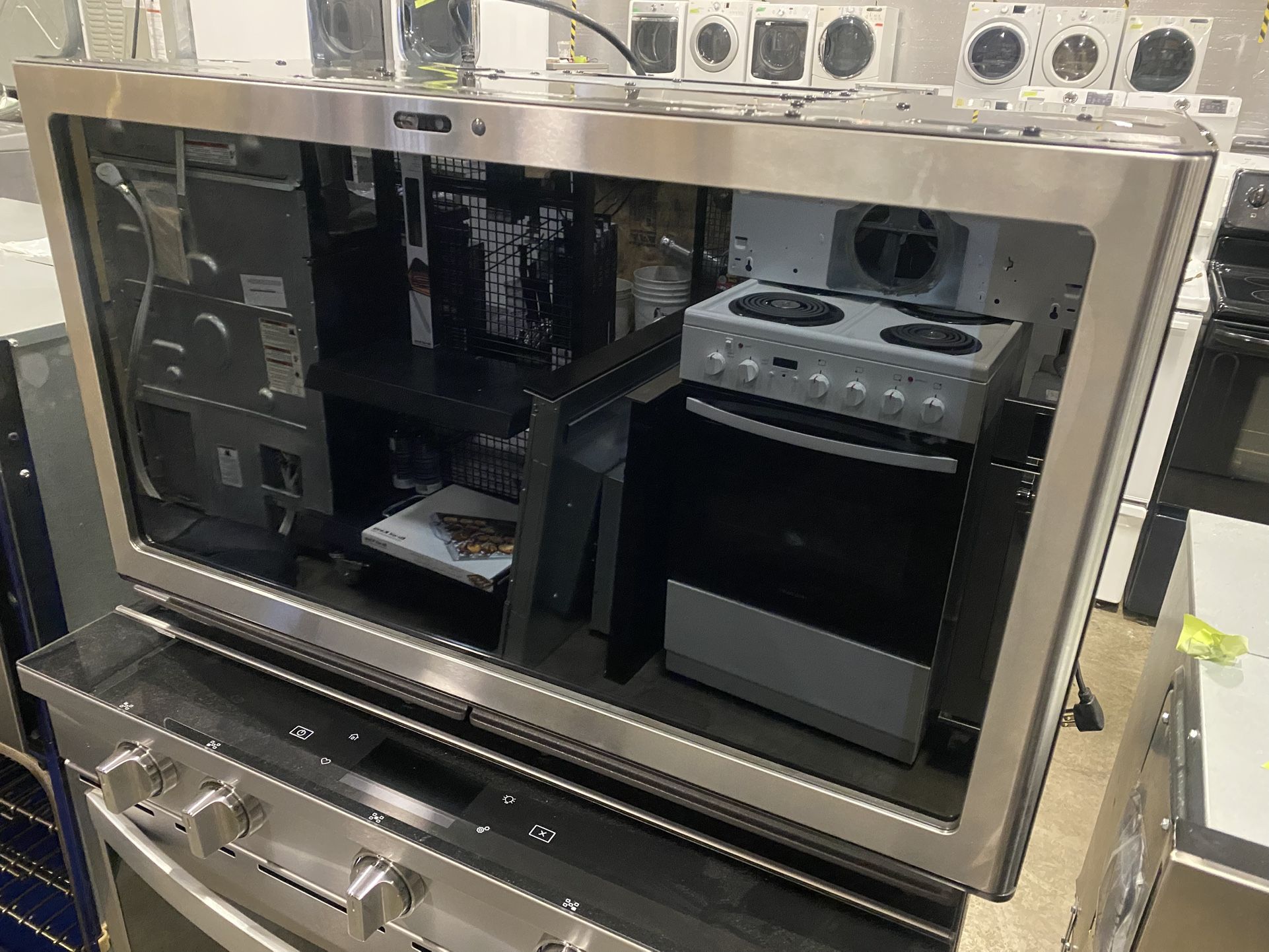 GE PROFILE 30” Smart Integrated Kitchen Hub Wi-Fi Built-In Entertainment & Ventilation System