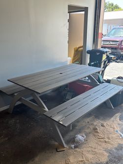 (New) Large Aluminum Luxury Picnic Table - telescope