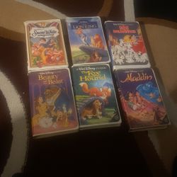 Disney VHS Vintage Tapes