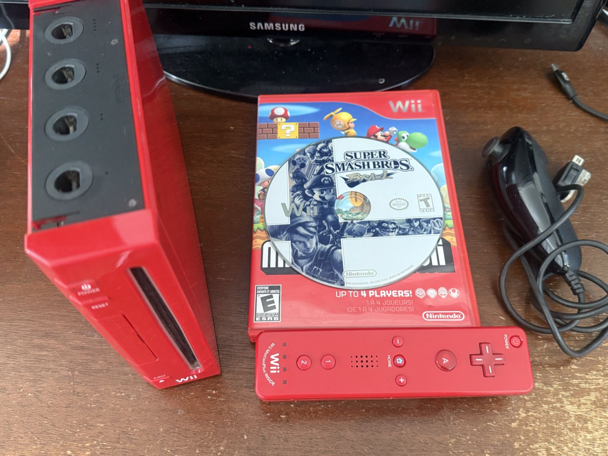 Red Nintendo Wii  
