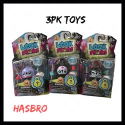 NIB 3Pk Hasbro Lock Stars Toy Set