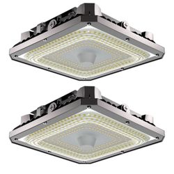 100W Garage Led Ceiling Lights, Large Coverage 15000LM Canopy Lights Outdoor LED for Garage Carport Entrance Porch Barn 5000K, 100-277V IP65 Waterproo