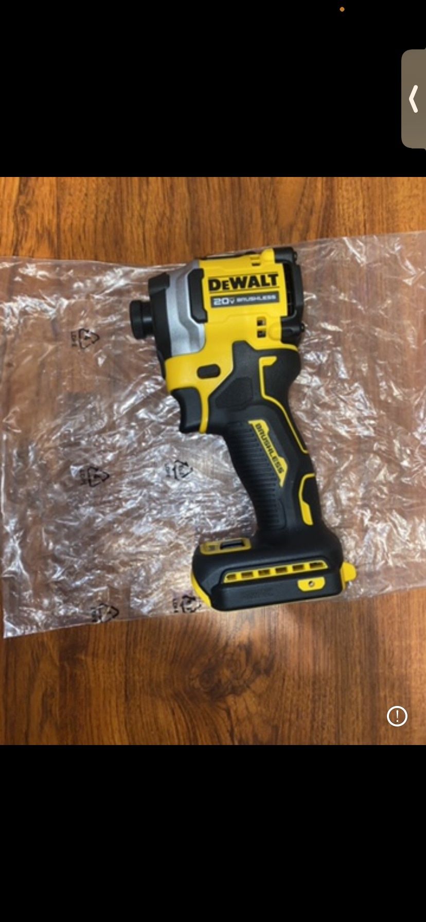 Dewalt Atomic 20V Max Brushless 3- Speed  Impact Driver (DCF850P)