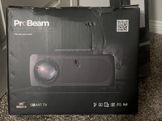 Brand new in the box 8K projector and screen movie theater system