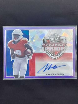 XAVIER WORTHY AUTO NUMBERED 2/15