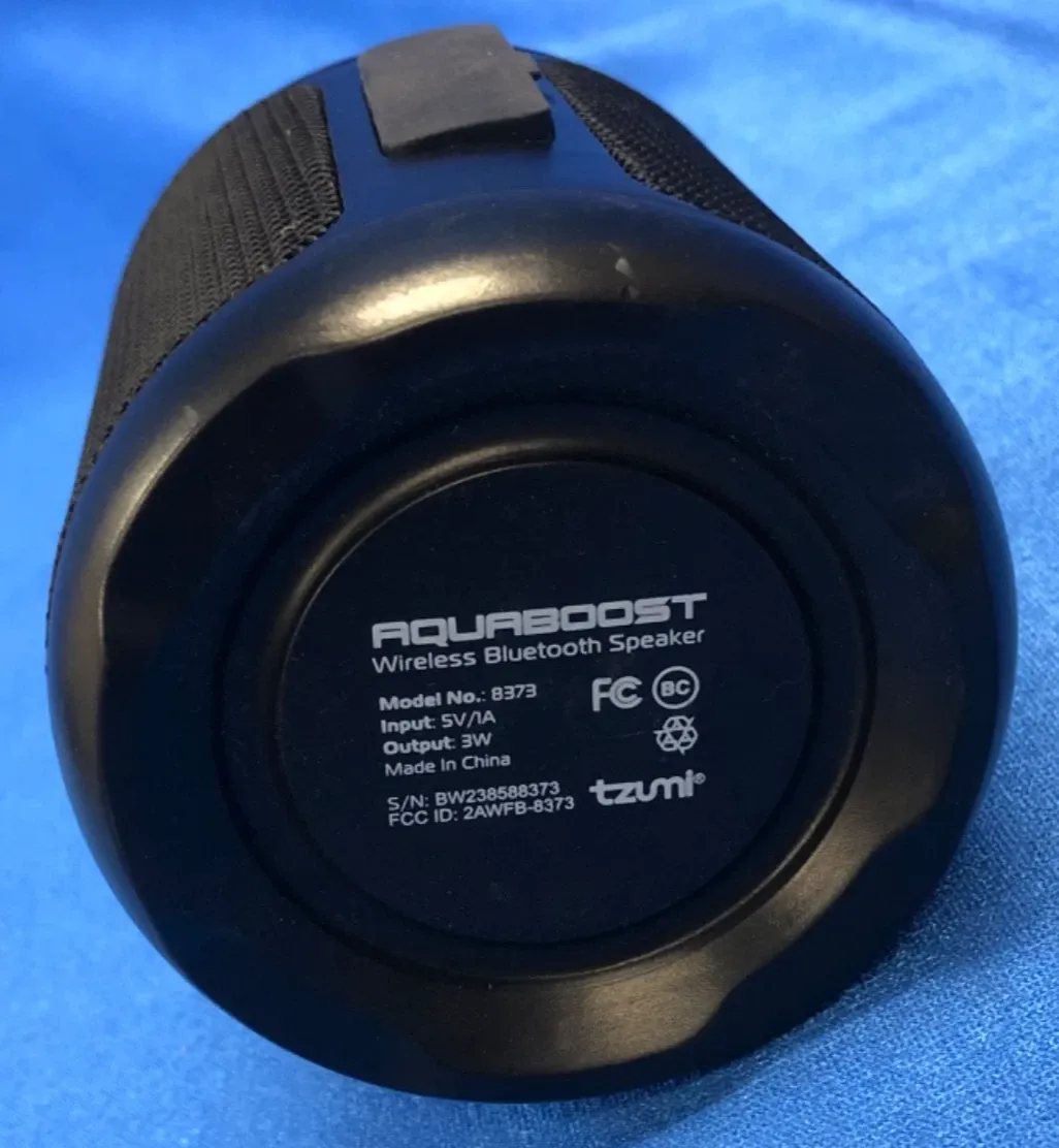 Tzumi Aquaboost Mini Wireless Portable Bluetooth Speaker