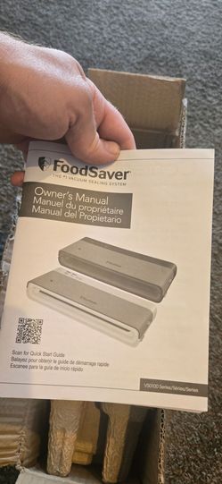 New black food saver vaccuum sealer