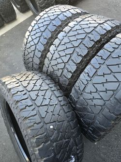 4 Used Tires Lt35x12.50r20 Thunder Ranger AT $280.00