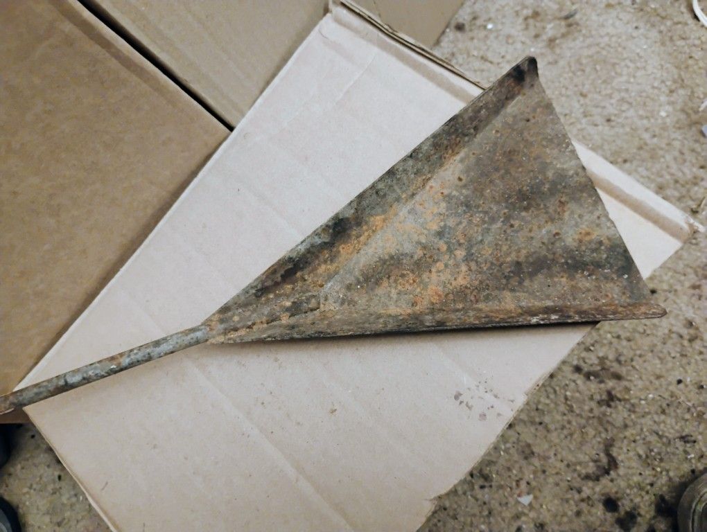 Vintage Steel Fireplace Scoop