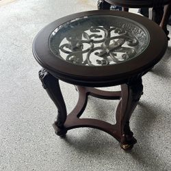 Glass Wood Tables