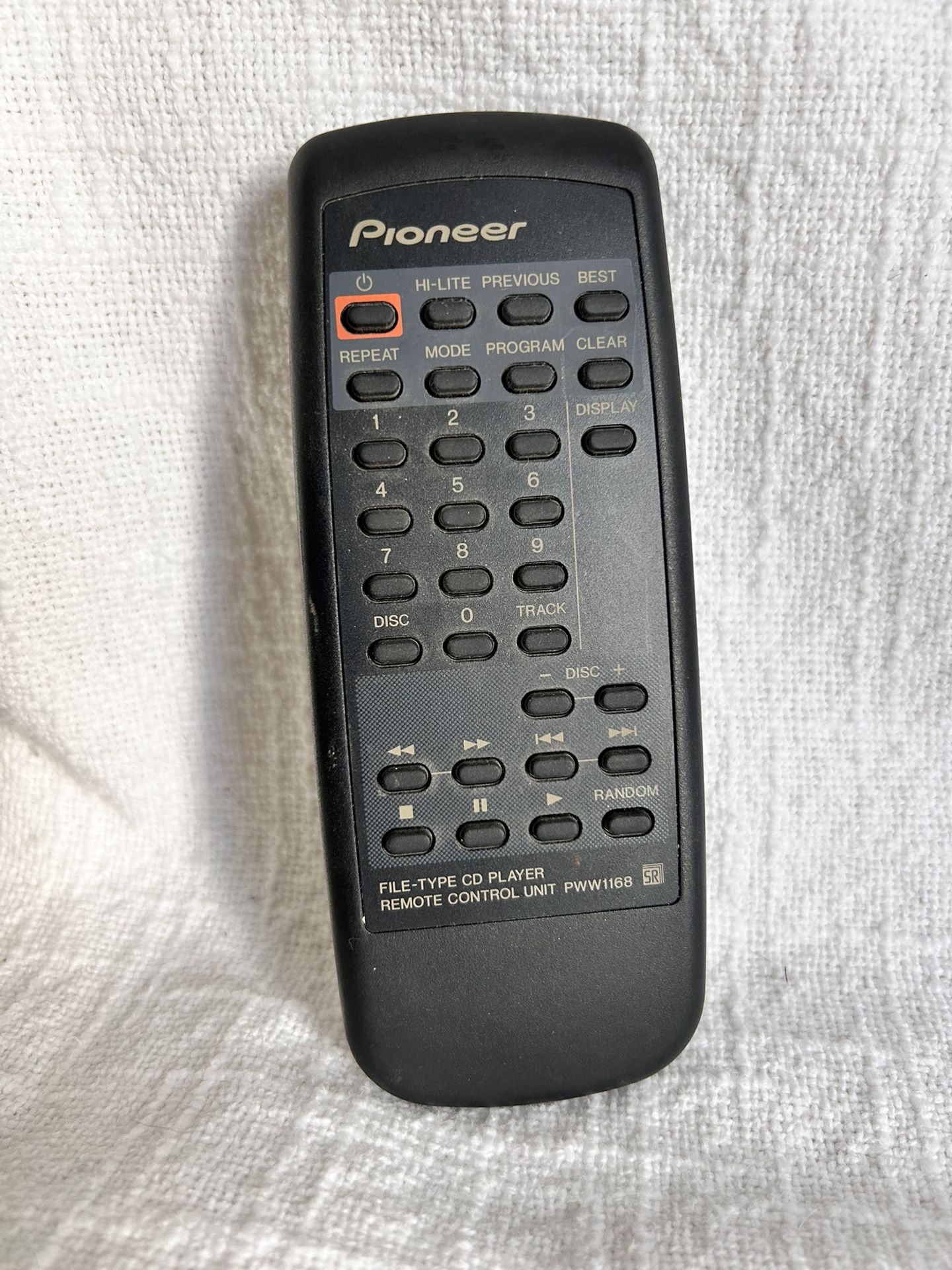 Pioneer Remote control Unit PWW1168