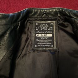 Affliction Limited Leather Jacket