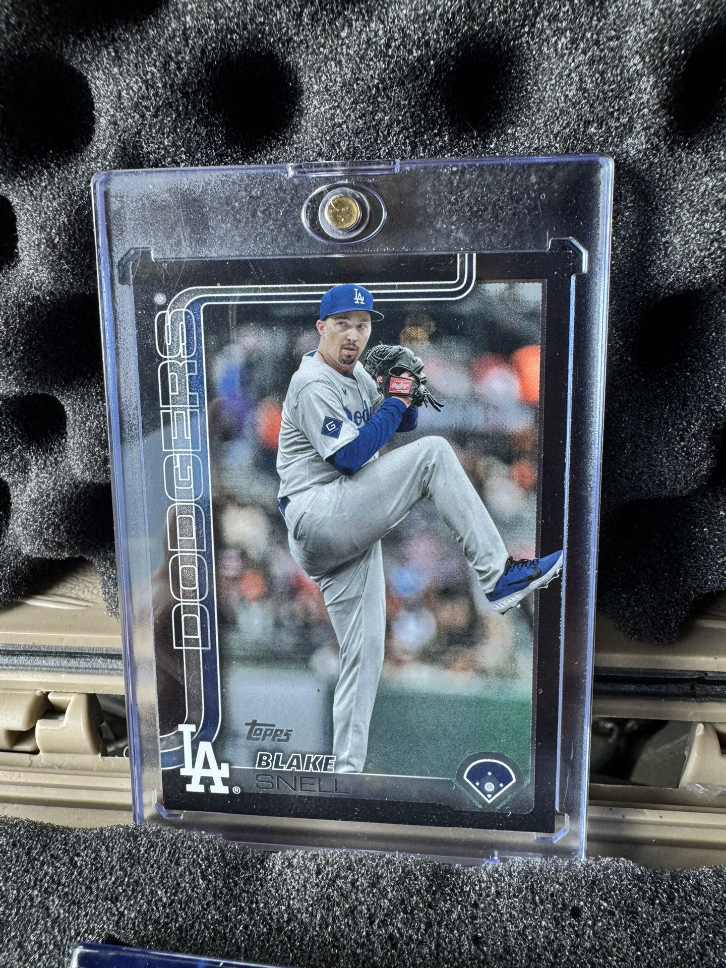 2025 Topps Series 2 Baseball Blake Snell Black Border /74 Dodgers