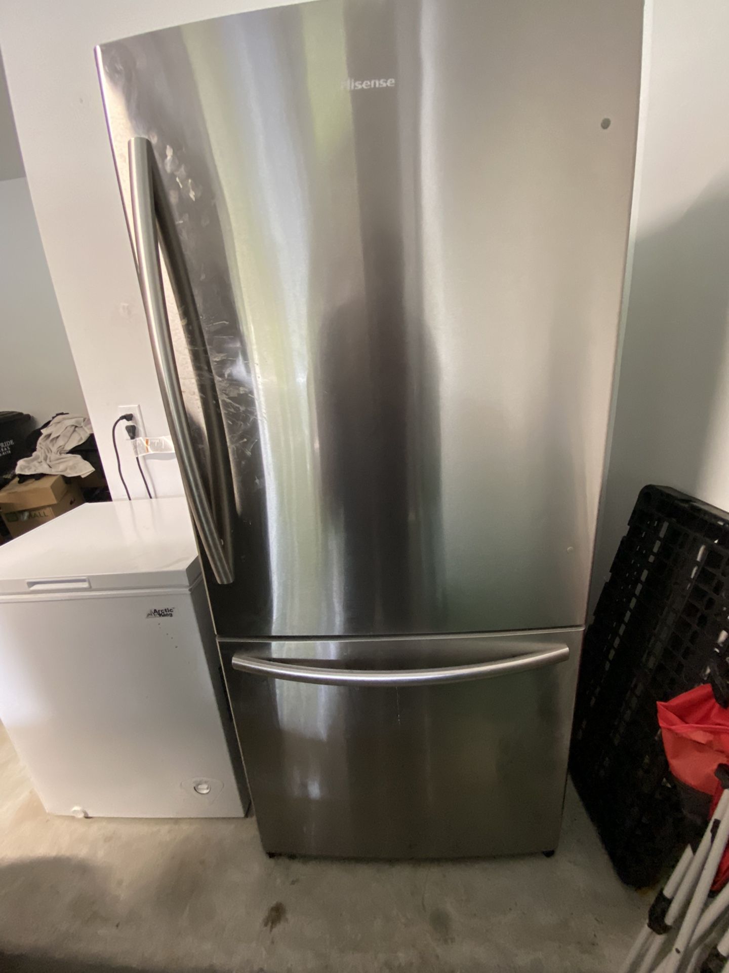 New Stainless Stell Fridge Works Perfect