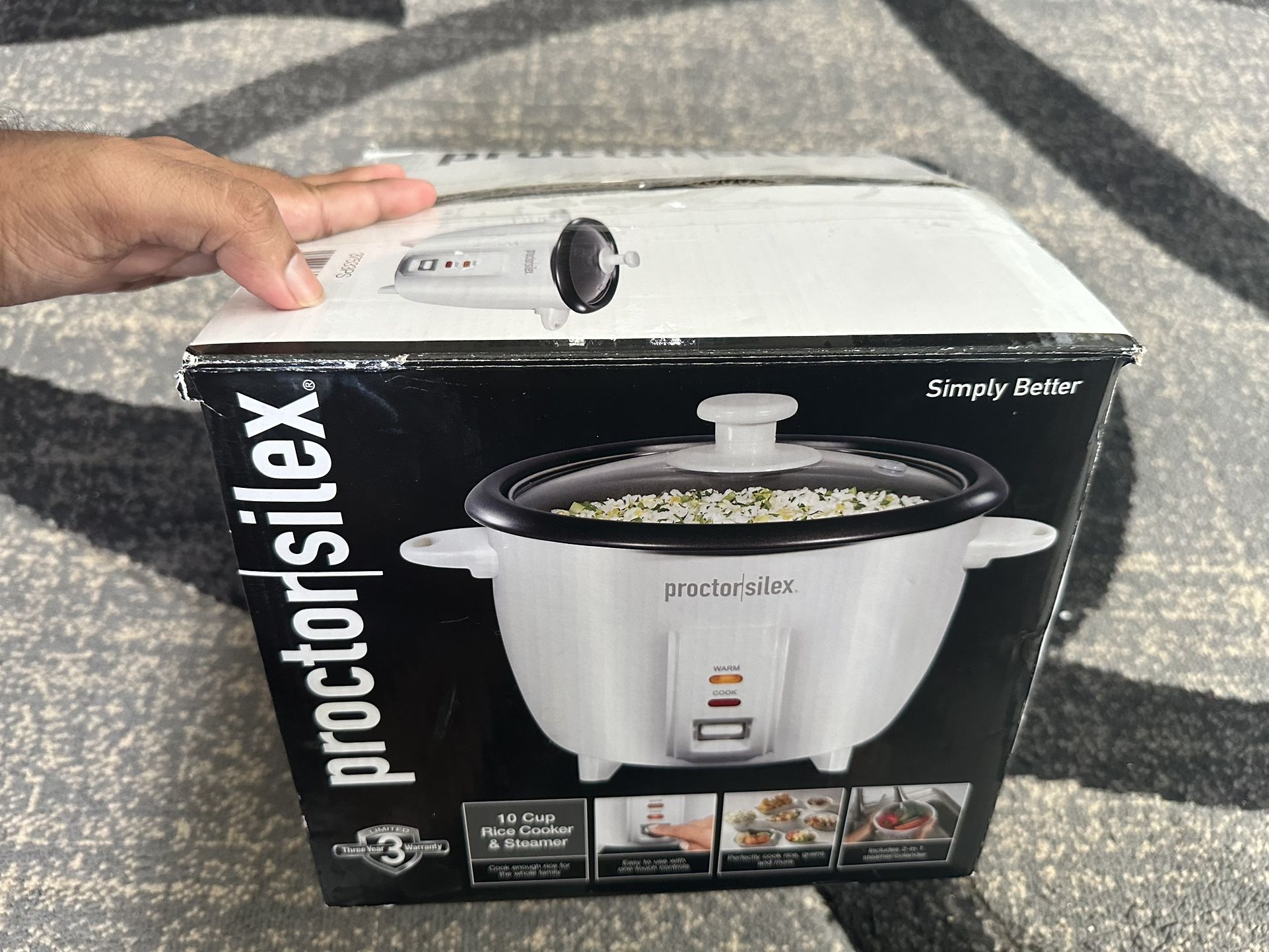 Proctor Silex Rice Cooker & Steamer